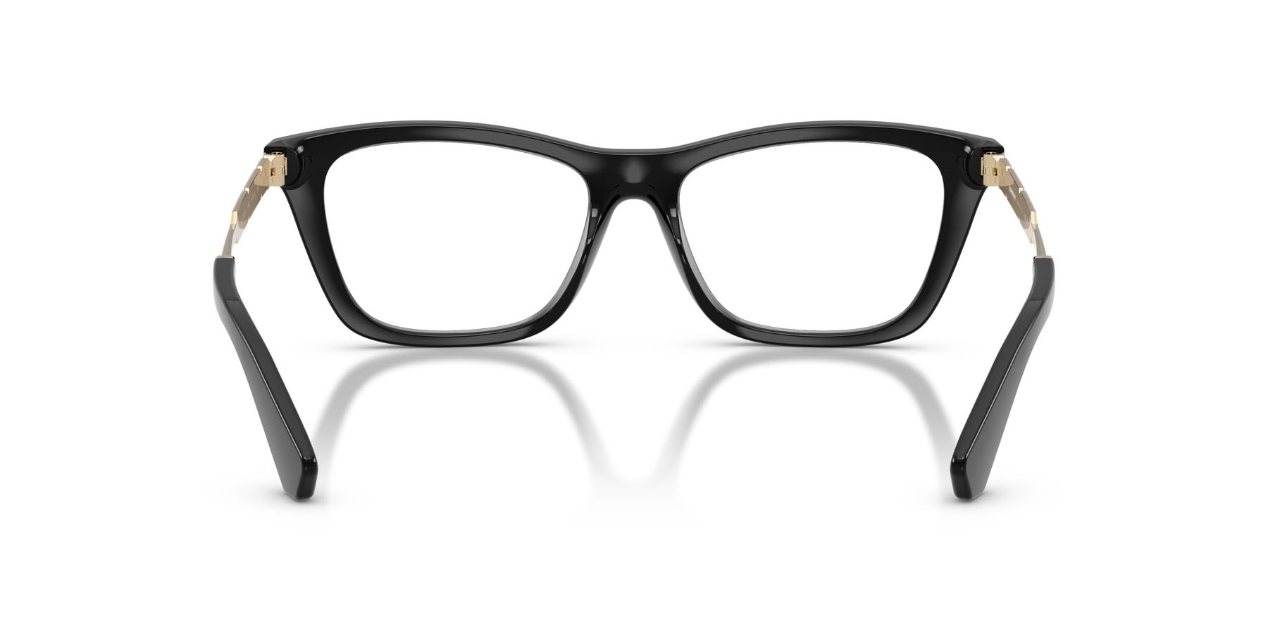 Occhiali da vista Burberry BE 2442U (3001) colore nero forma rettangolare lenti lente demo
