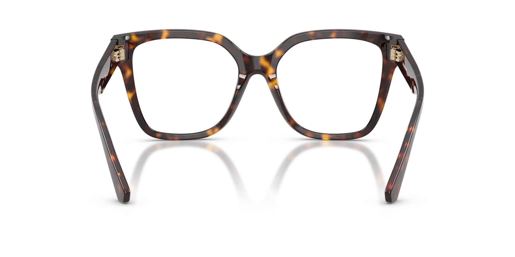 Occhiali da vista Burberry BE 2443 (3002) colore havana scuro forma quadrato lenti lente demo