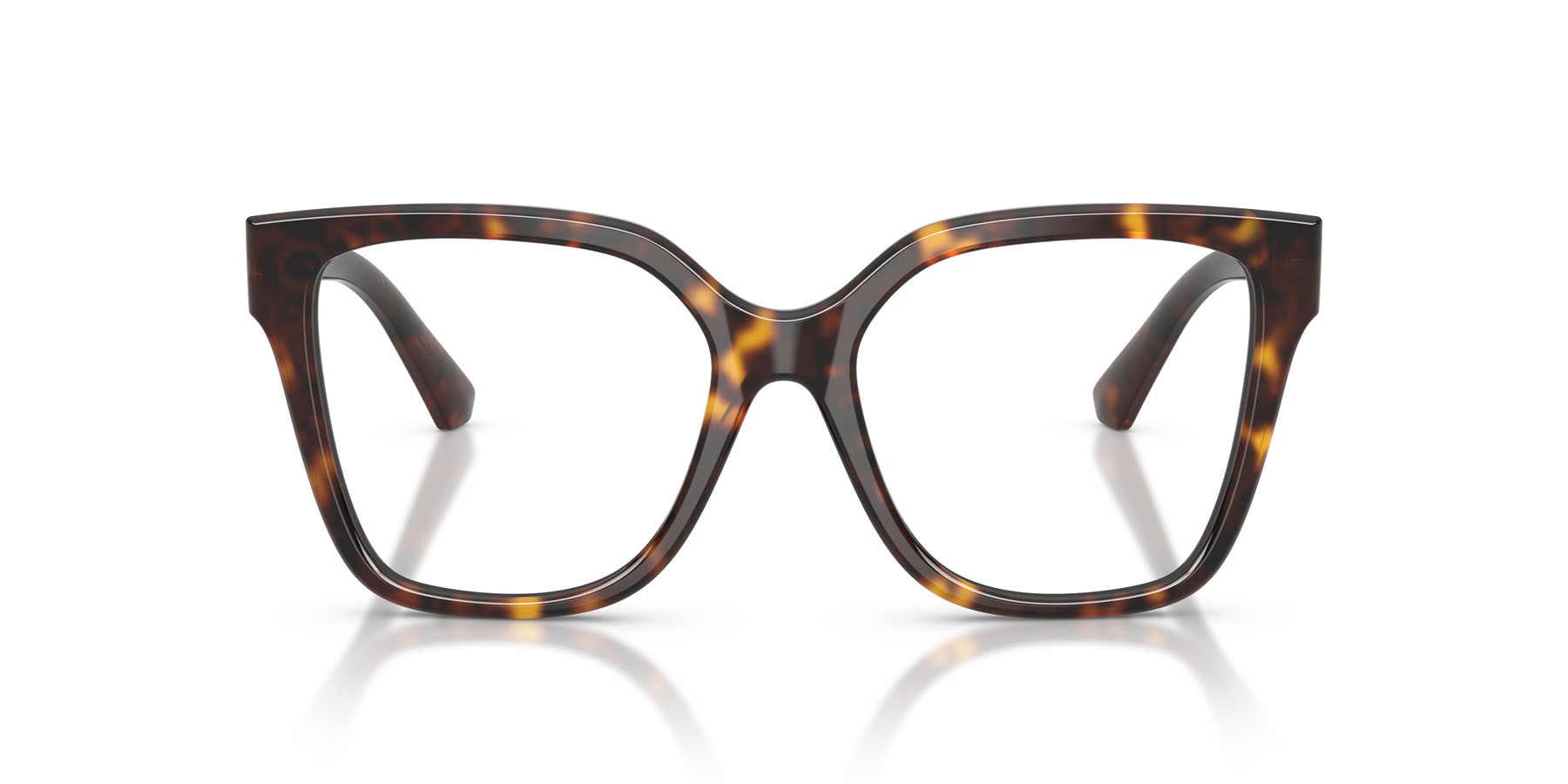 Occhiali da vista Burberry BE 2443 (3002) colore havana scuro forma quadrato lenti lente demo