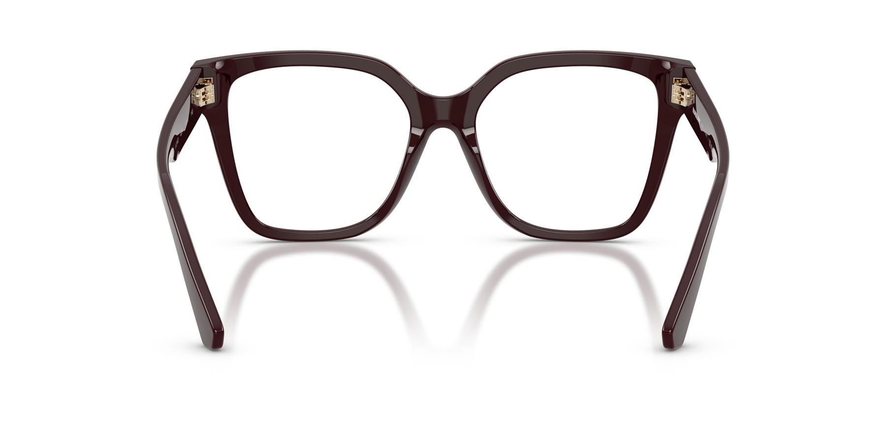 Occhiali da vista Burberry BE 2443 (4204) colore bordeaux forma quadrato lenti lente demo