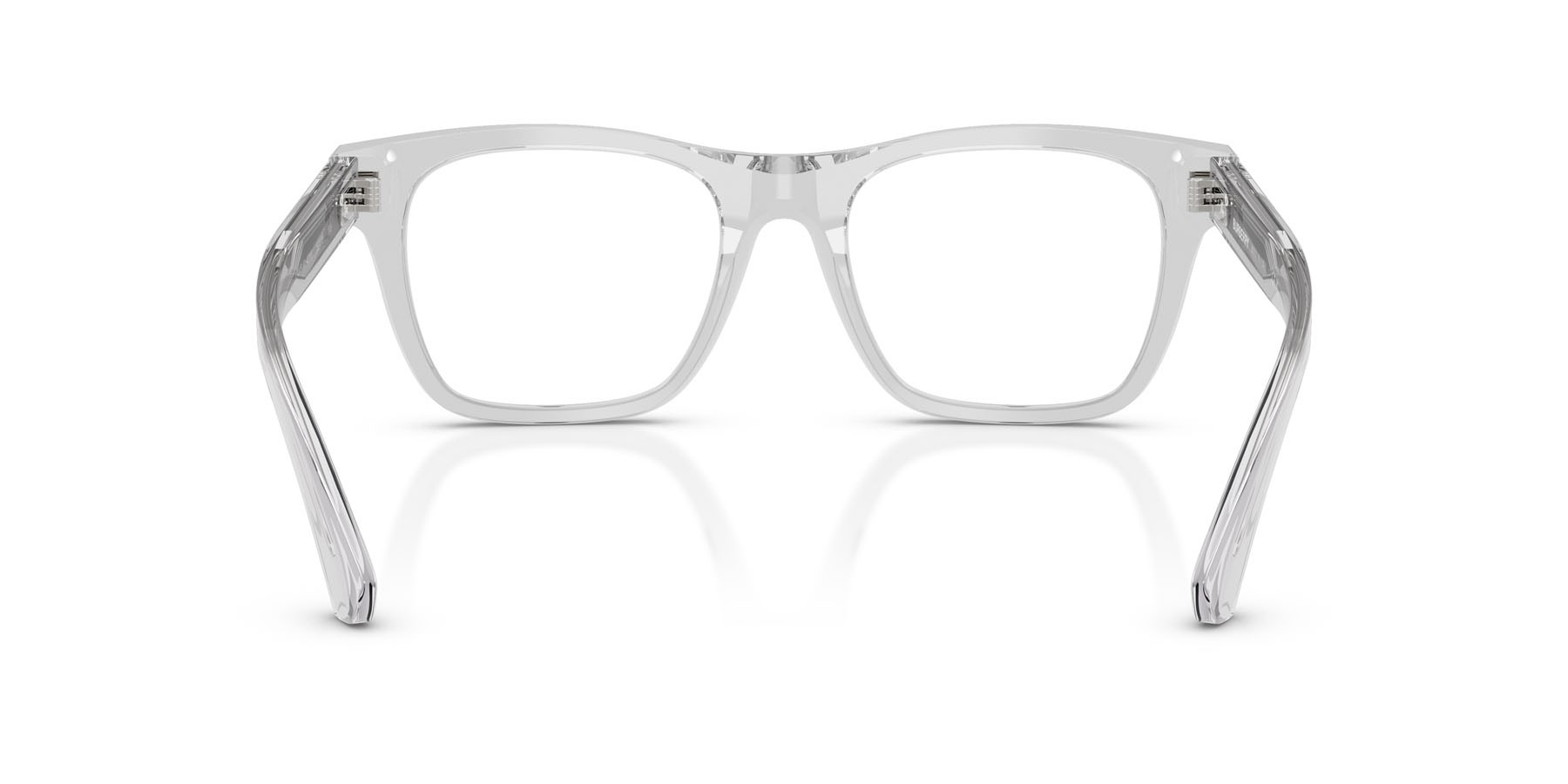 Occhiali da vista Burberry BE 2445 (4210) colore grigio forma quadrato lenti lente demo