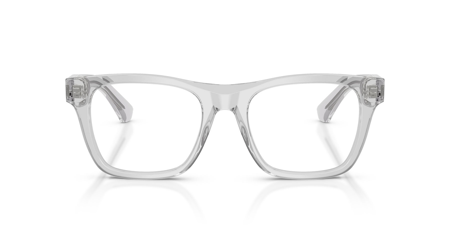 Occhiali da vista Burberry BE 2445 (4210) colore grigio forma quadrato lenti lente demo