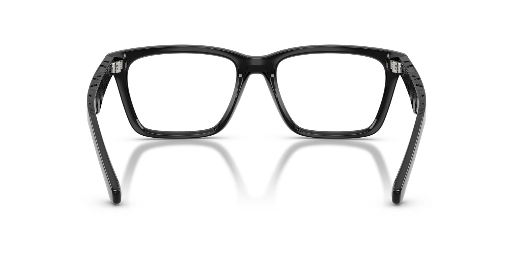 Occhiali da vista Burberry BE 2446U (3001) colore nero forma rettangolare lenti lente demo