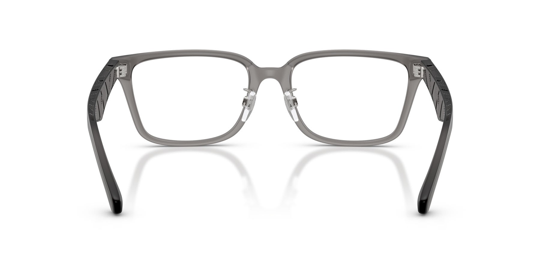 Occhiali da vista Burberry BE 2450D (4213) colore grigio opaco forma quadrato lenti lente demo