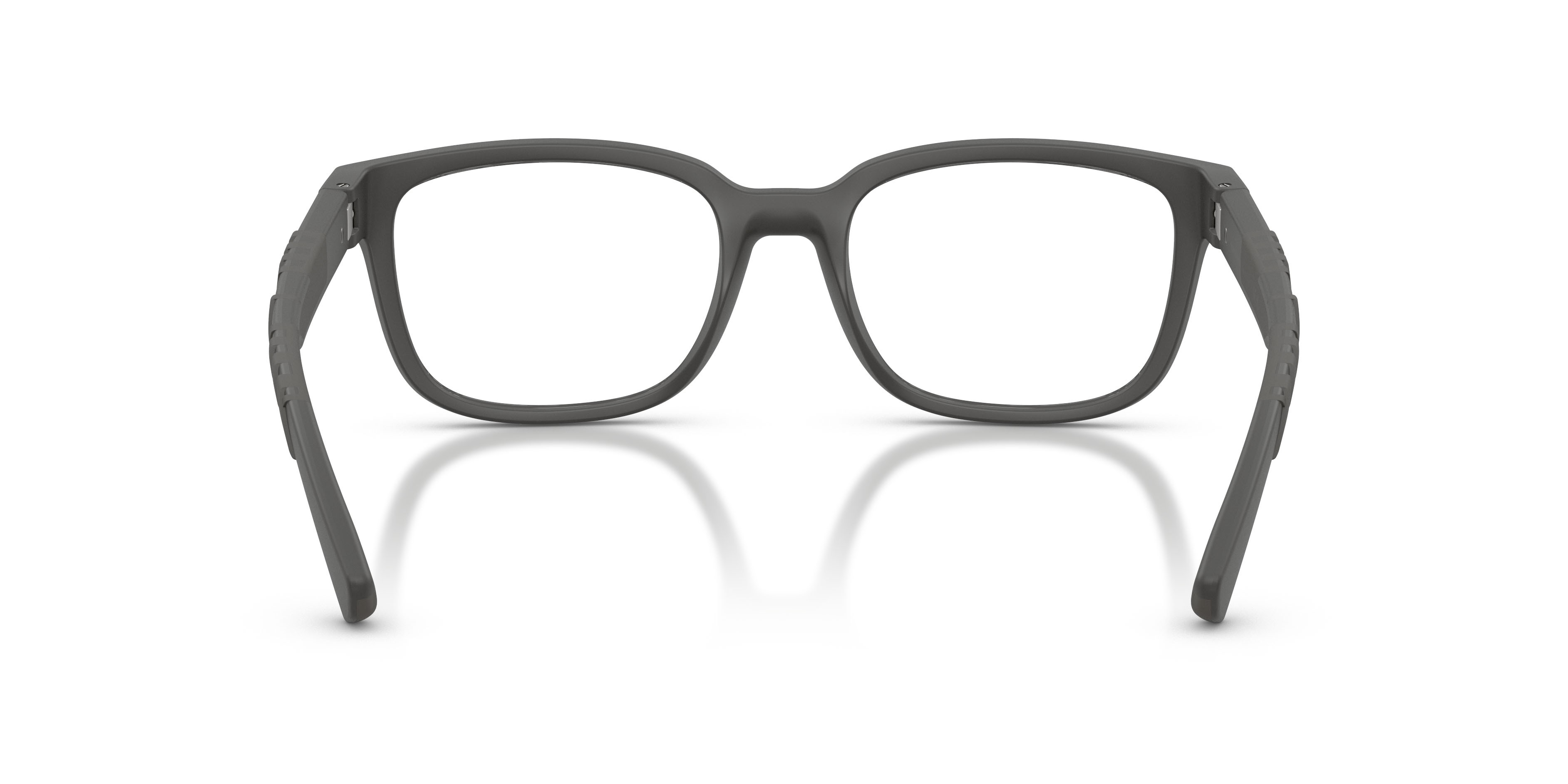 Occhiali da vista Burberry BE 2451U (4233) colore grigio opaco forma rettangolare lenti lente demo