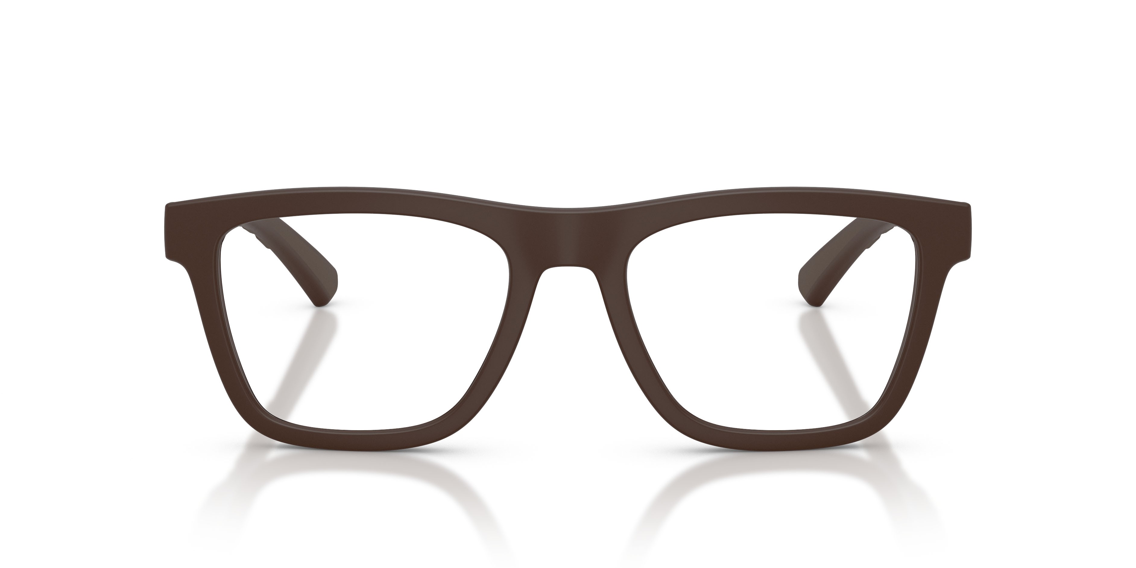 Occhiali da vista Burberry BE 2452U (4234) colore marrone opaco forma rettangolare lenti lente demo