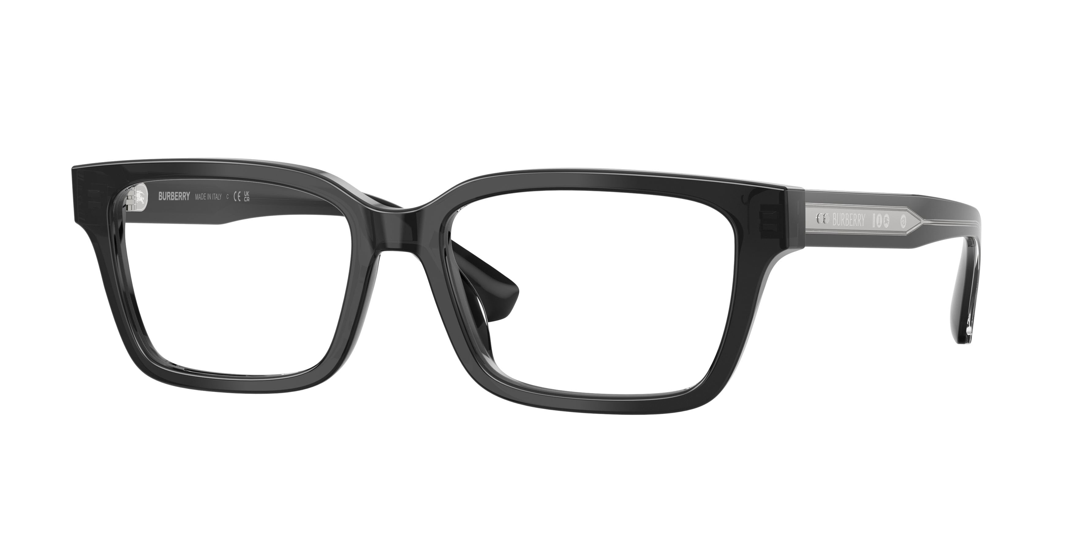 Occhiali da vista Burberry BE 2453 (4211) colore grigio forma rettangolare lenti lente demo