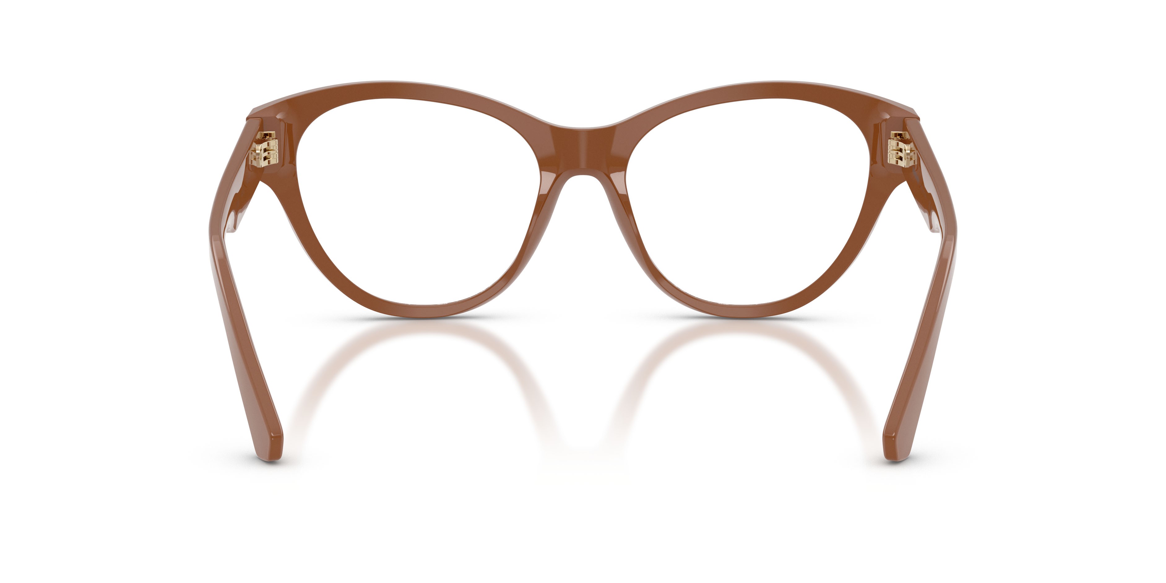 Occhiali da vista Burberry BE 2458 (4222) colore marrone forma cat eye lenti lente demo