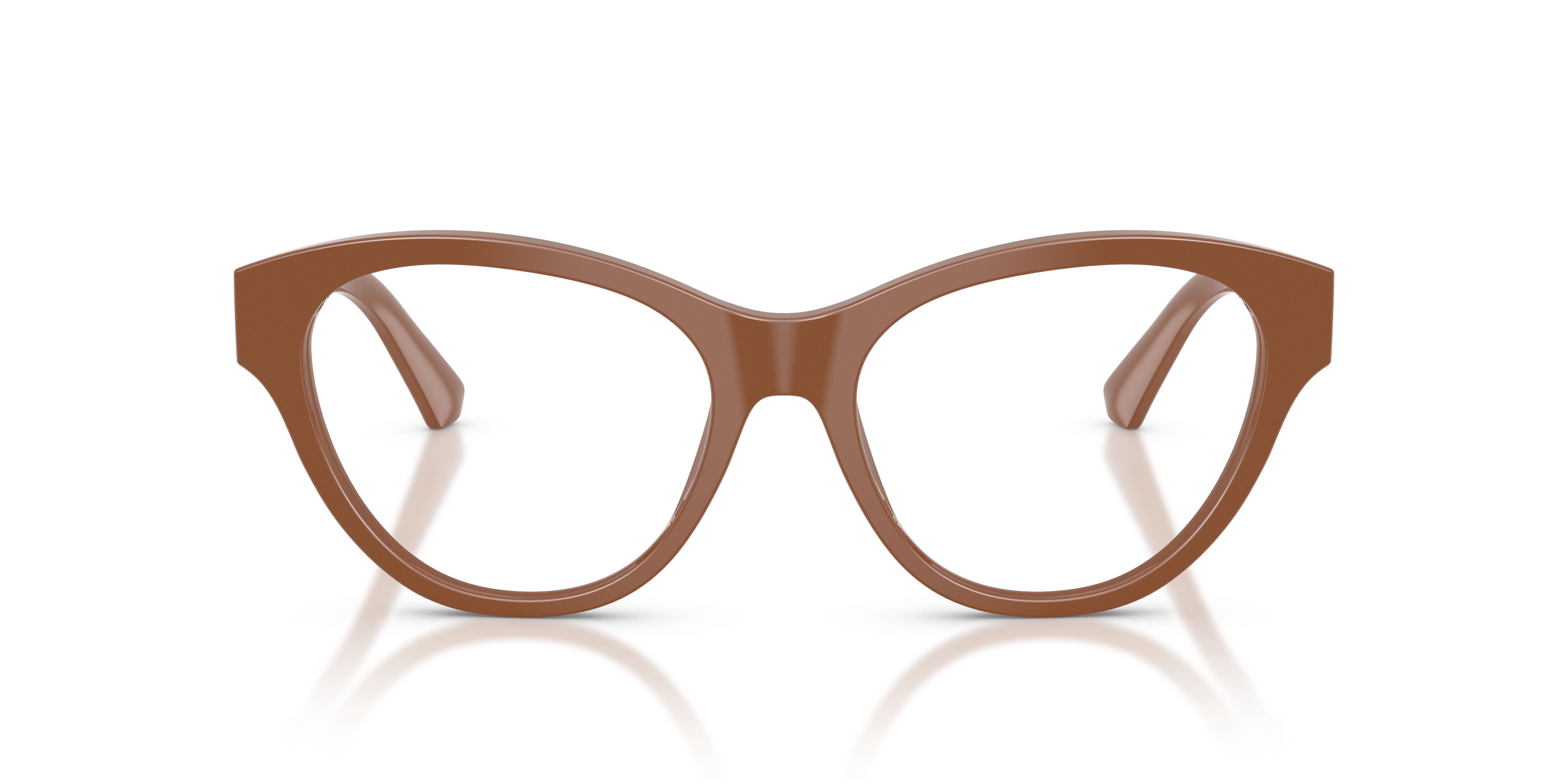 Occhiali da vista Burberry BE 2458 (4222) colore marrone forma cat eye lenti lente demo
