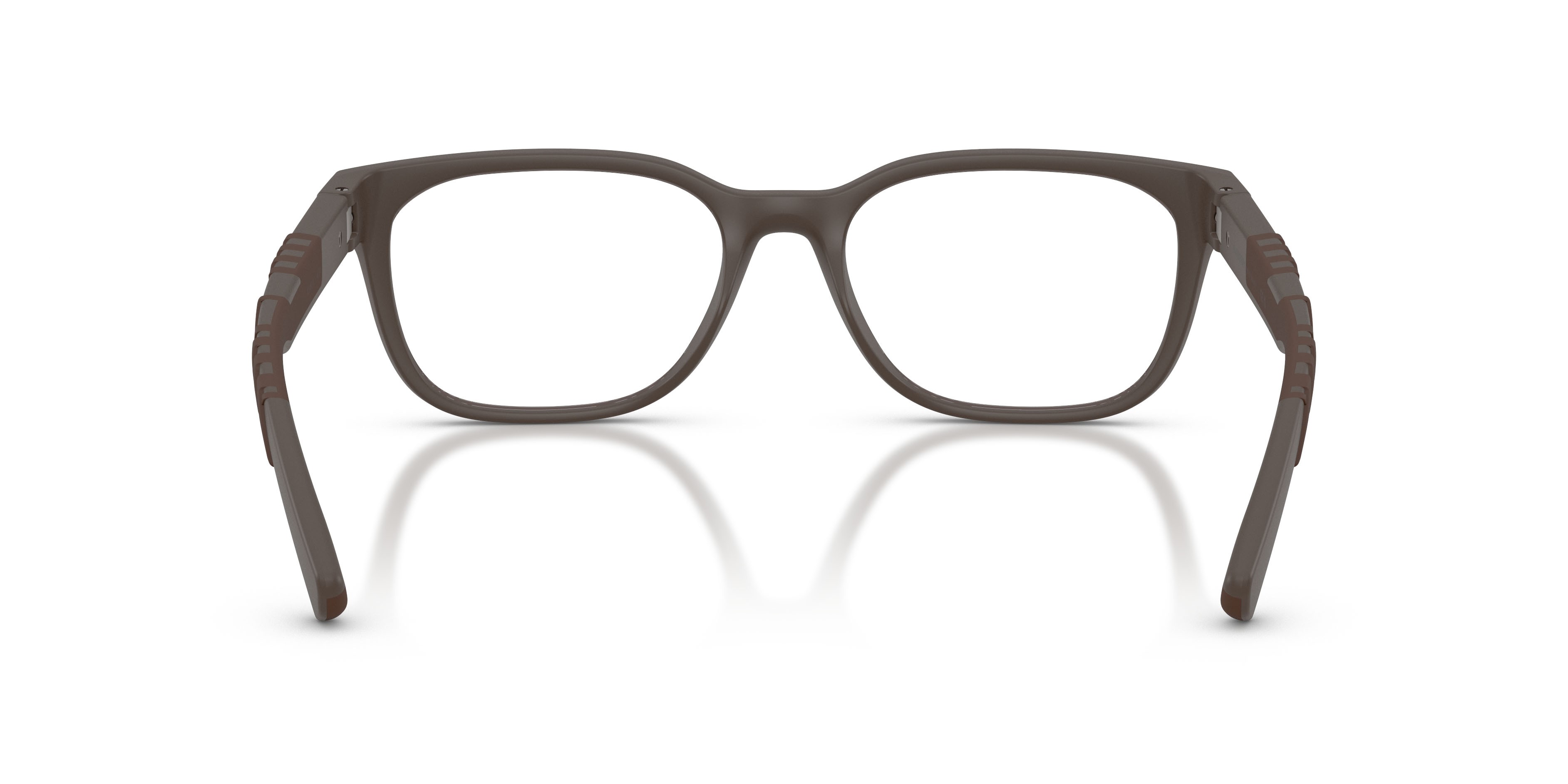 Eyeglasses Burberry BE 2460D (4234) color marrone opaco shape rectangle lenses lente demo