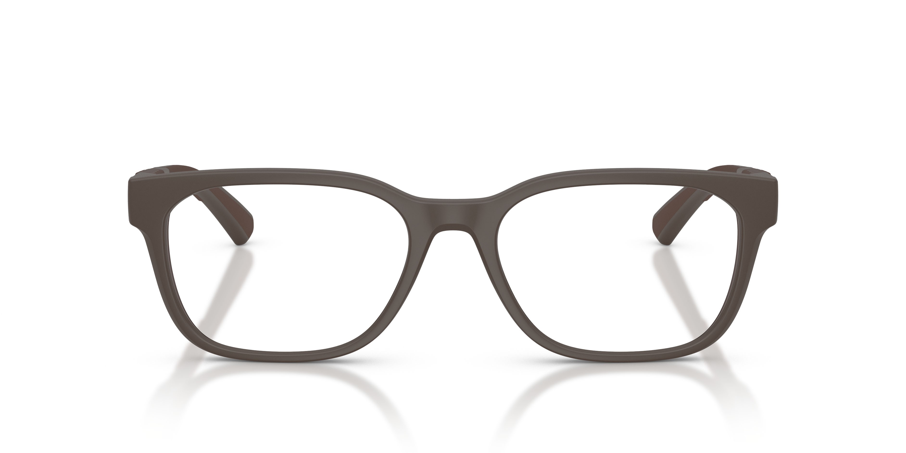 Eyeglasses Burberry BE 2460D (4234) color marrone opaco shape rectangle lenses lente demo