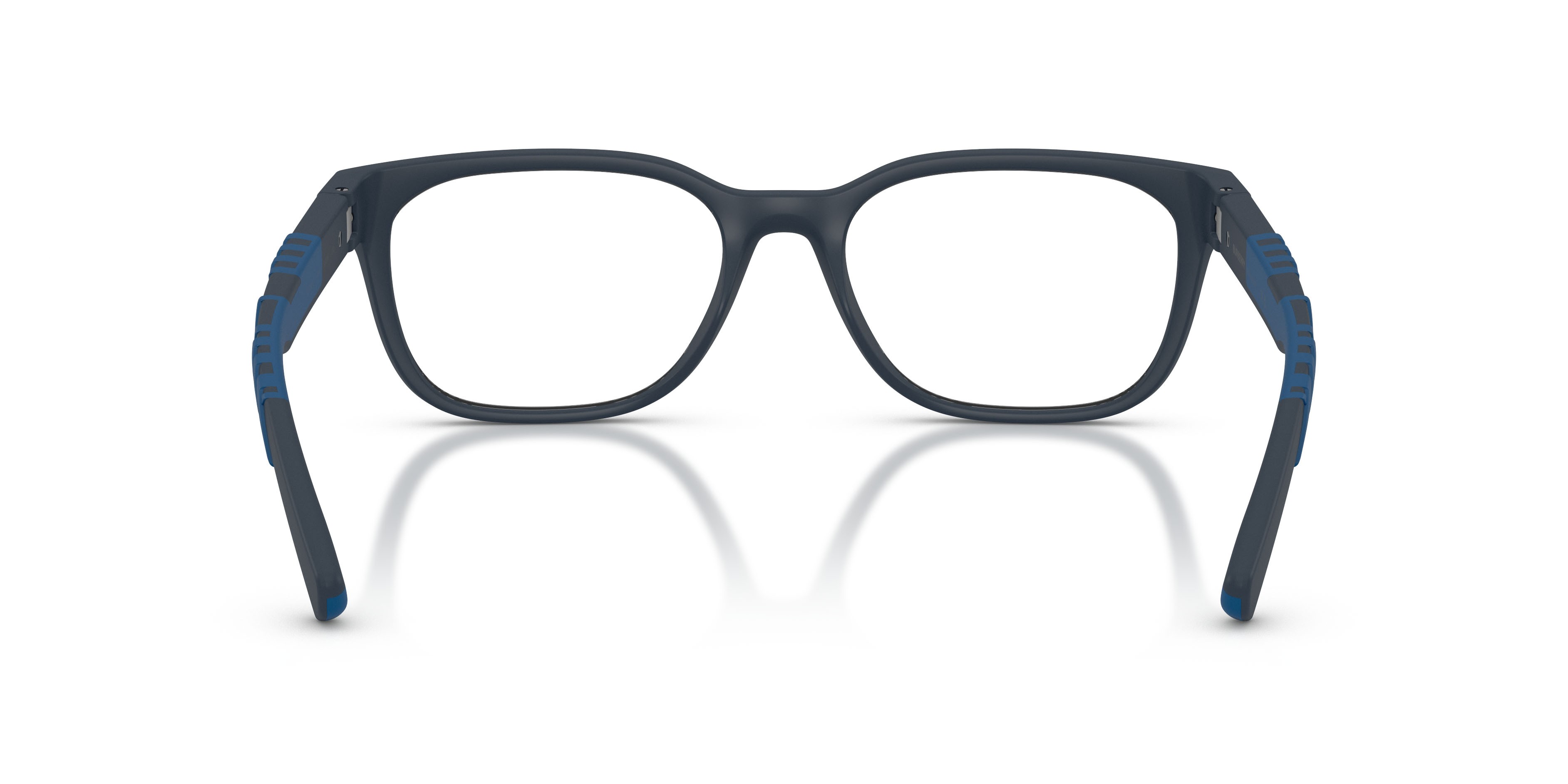 Occhiali da vista Burberry BE 2460D (4240) colore blu opaco forma rettangolare lenti lente demo