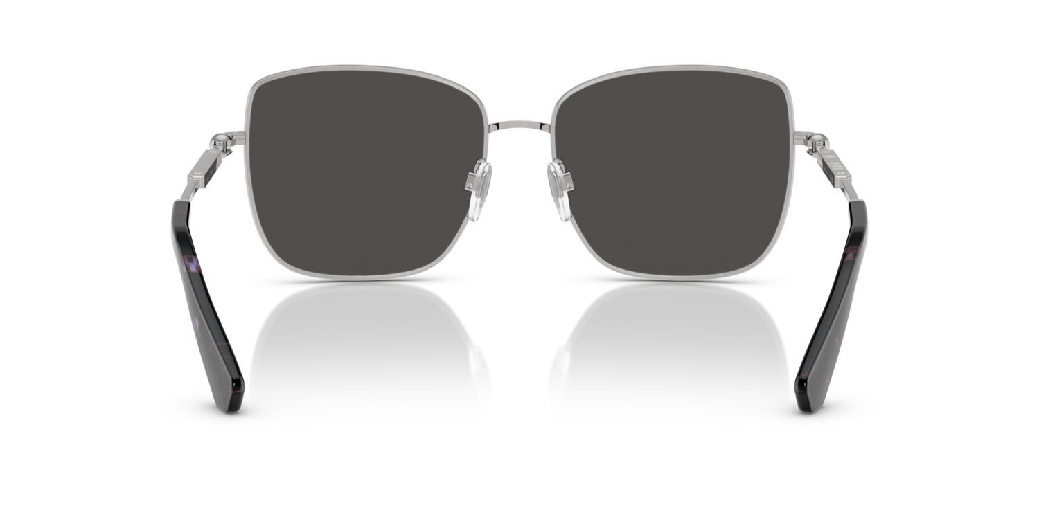 Sunglasses Burberry BE 3158 (100587) color argento shape square lenses grigio scuro