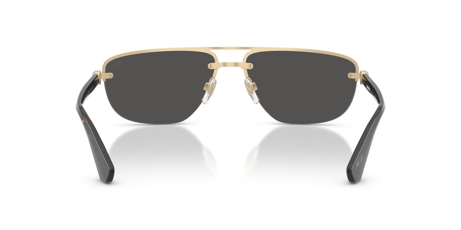 Occhiali da sole Burberry BE 3164 (110987) colore oro chiaro forma irregolare lenti grigio scuro
