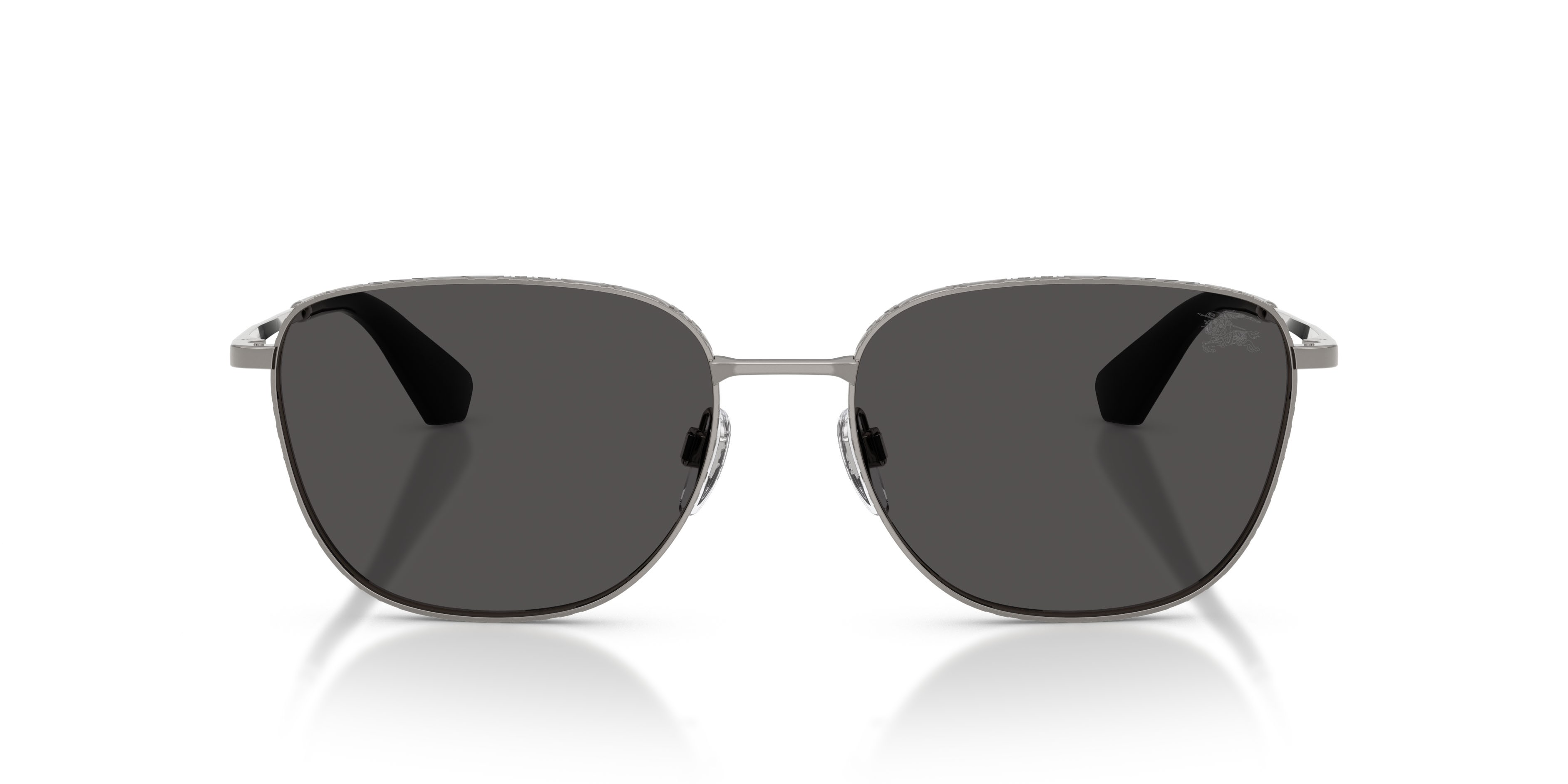Occhiali da sole Burberry BE 3171 (100387) colore gunmetal forma quadrato lenti grigio scuro