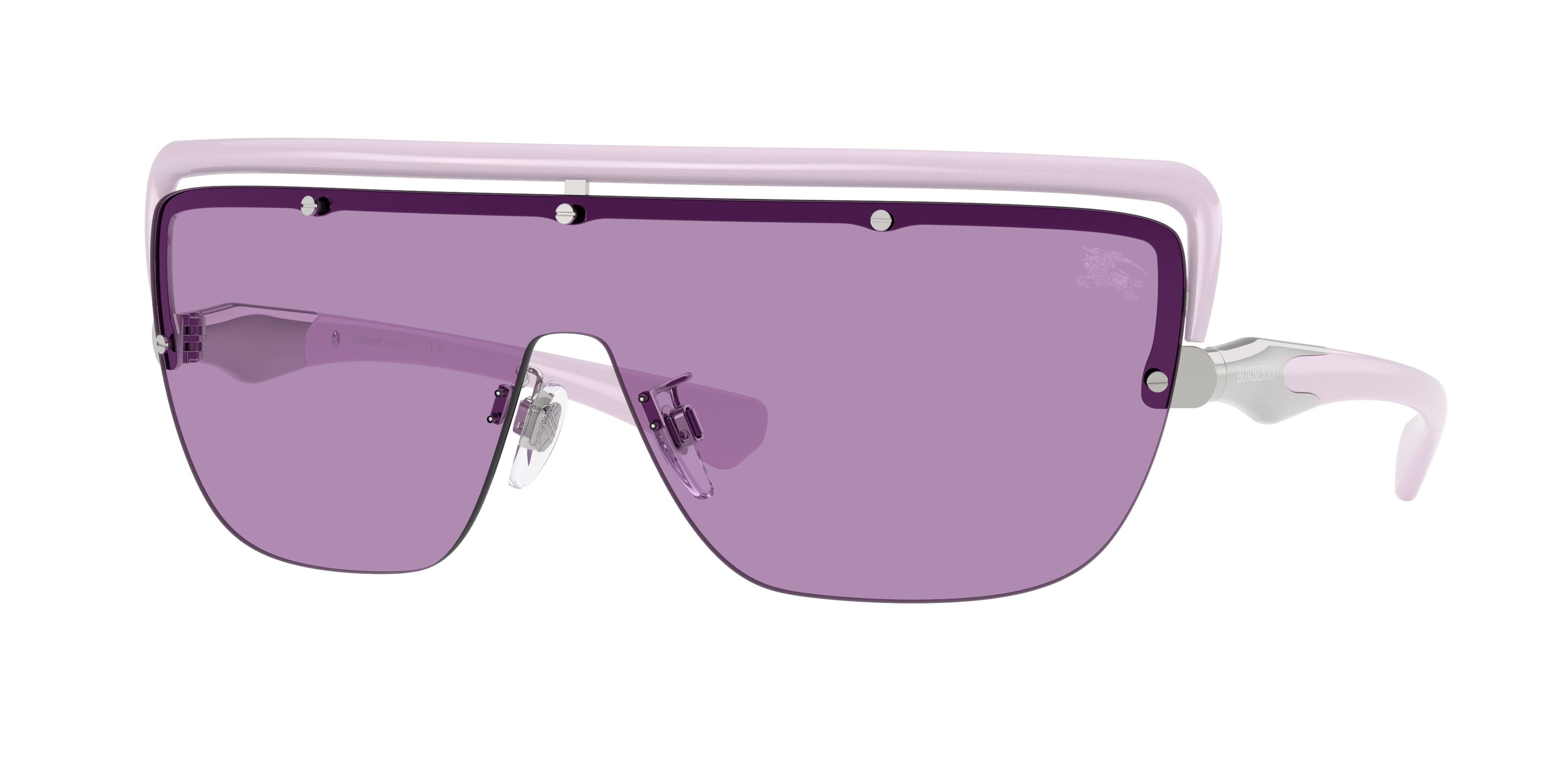 Sunglasses Burberry BE 3175 (100569) color lilla shape rectangle lenses viola
