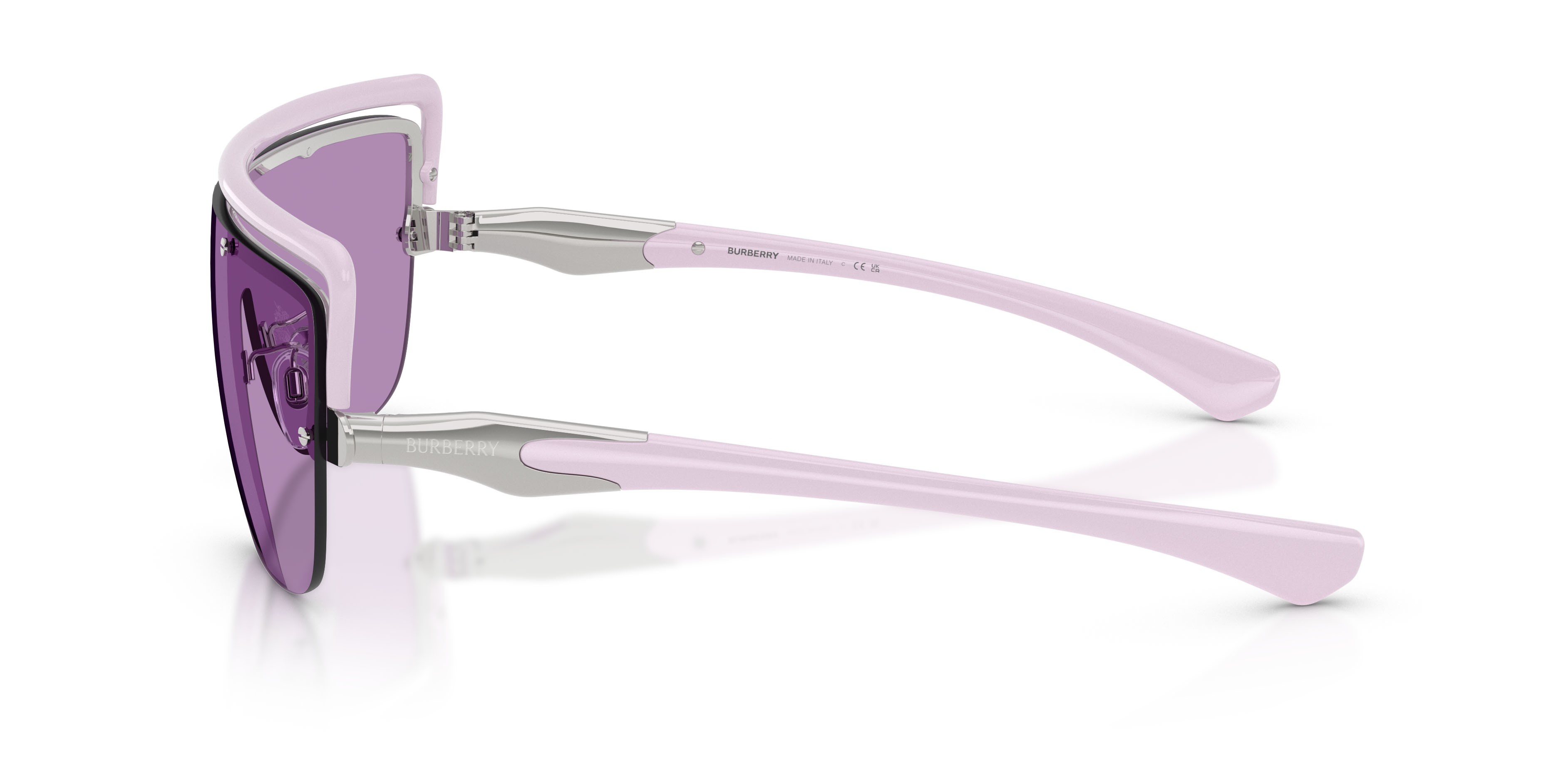 Sunglasses Burberry BE 3175 (100569) color lilla shape rectangle lenses viola