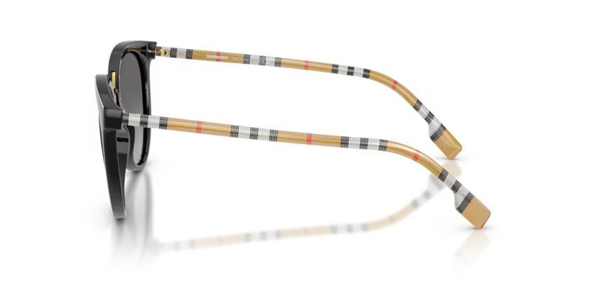 Sunglasses Burberry BE 4316 (385311) color black shape pantos lenses grey gradient
