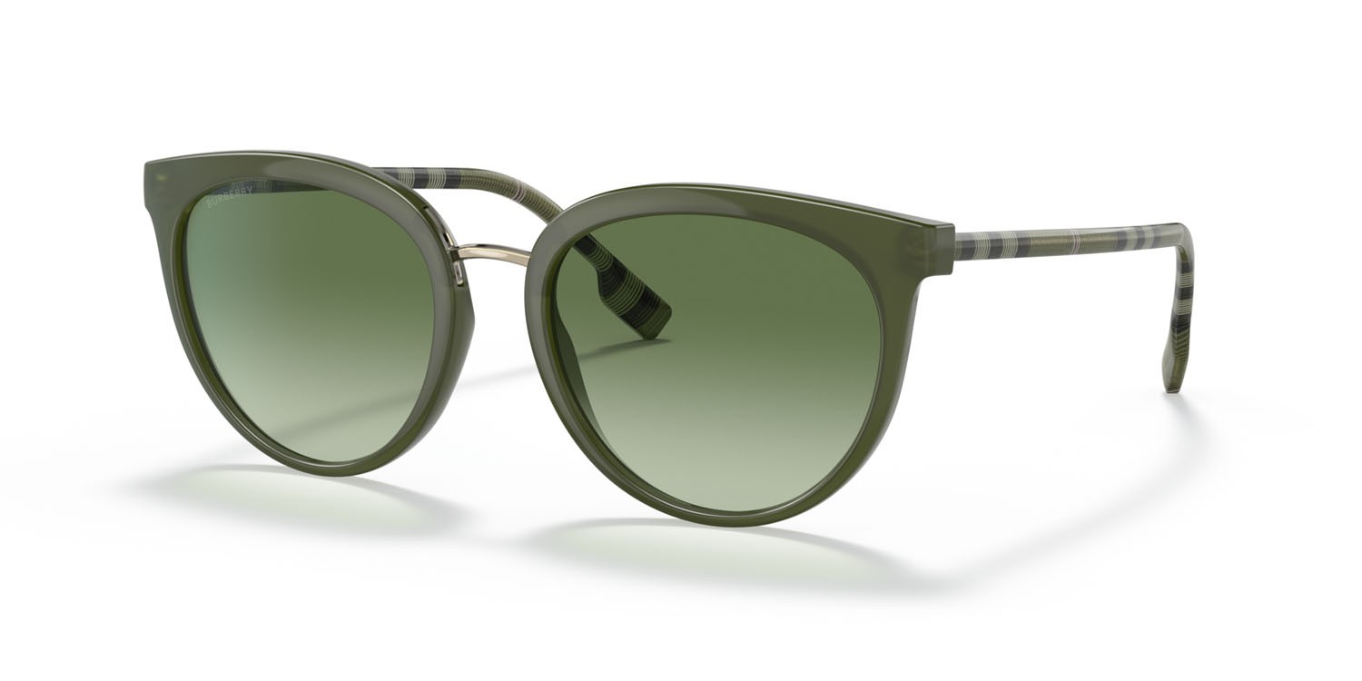 Sonnenbrillen Burberry Willow BE 4316 (40098E) farbe verde form pantos gläser verde sfumato