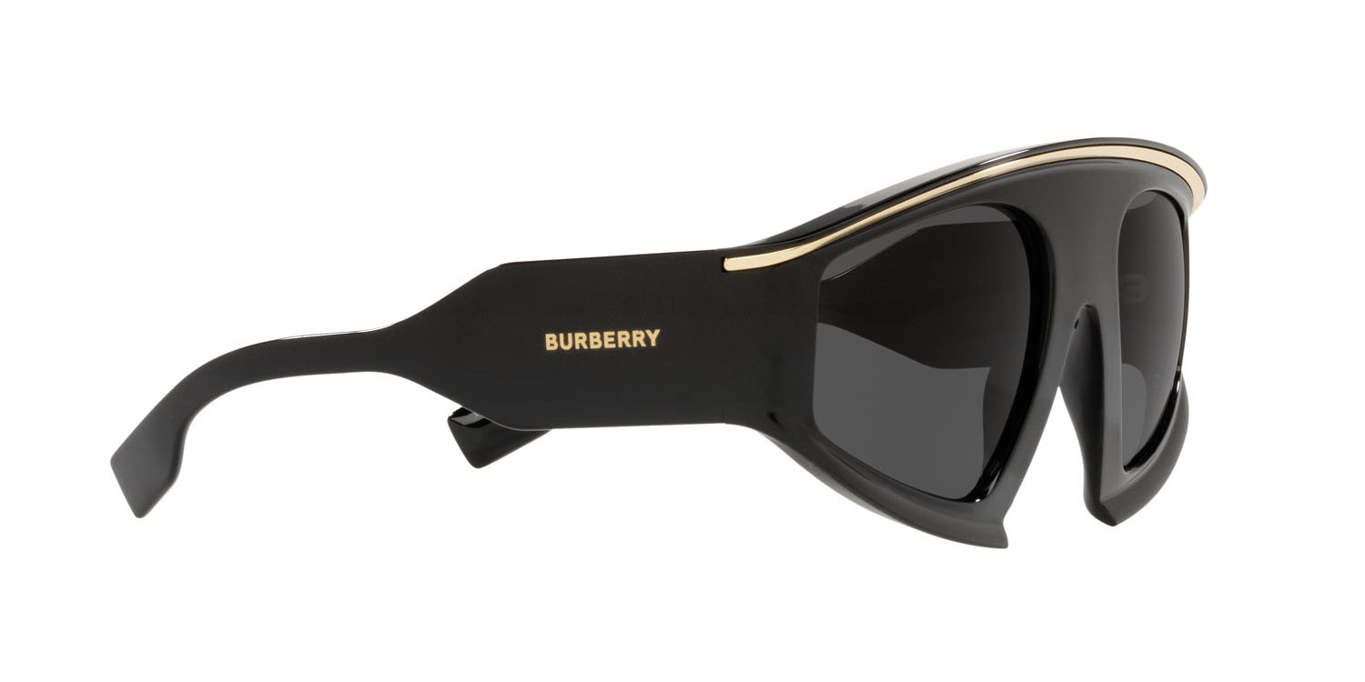 Sonnenbrillen Burberry Brooke BE 4353 (300187) farbe nero form unregelmäßig gläser grigio scuro