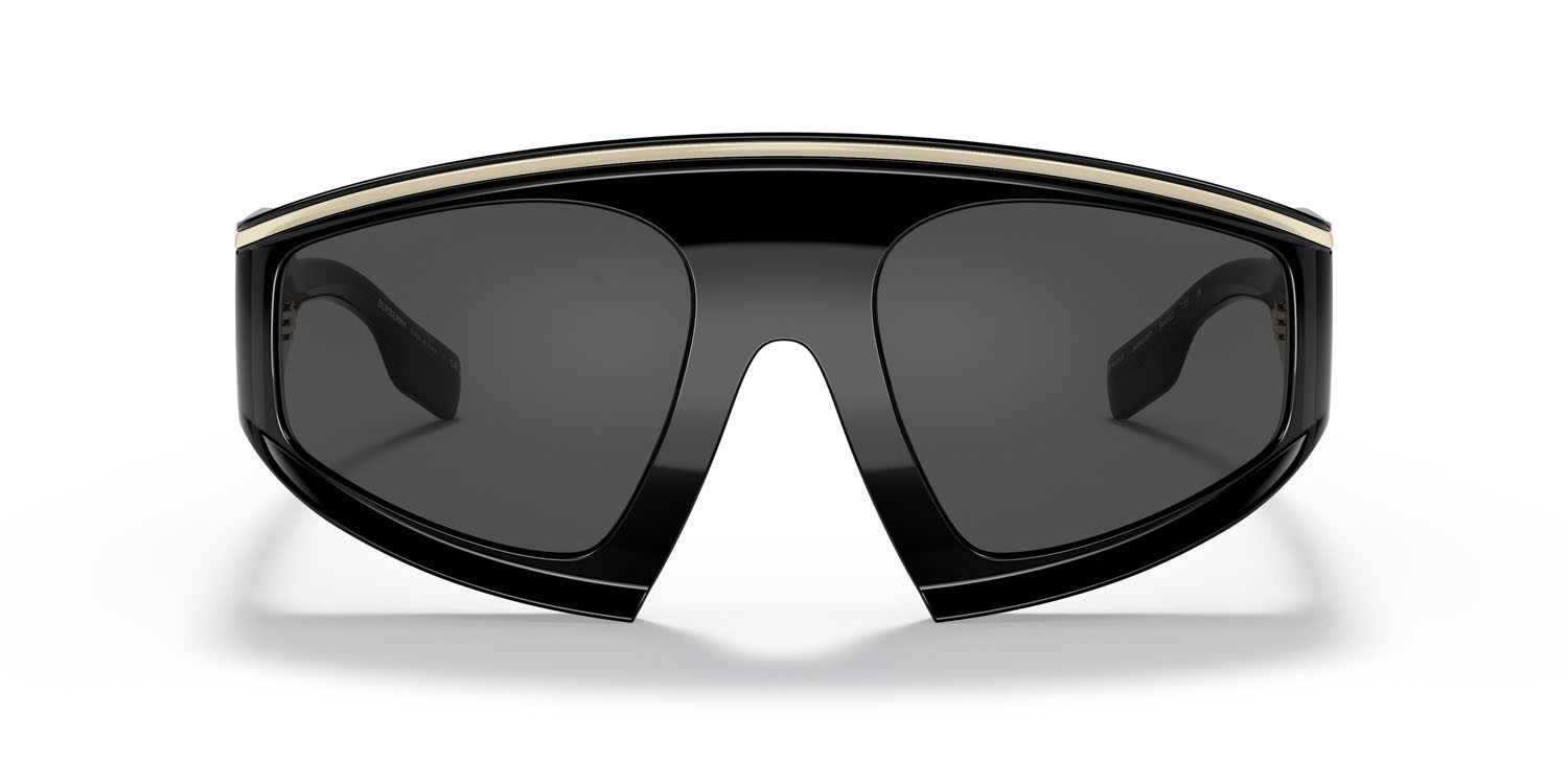Sonnenbrillen Burberry Brooke BE 4353 (300187) farbe nero form unregelmäßig gläser grigio scuro
