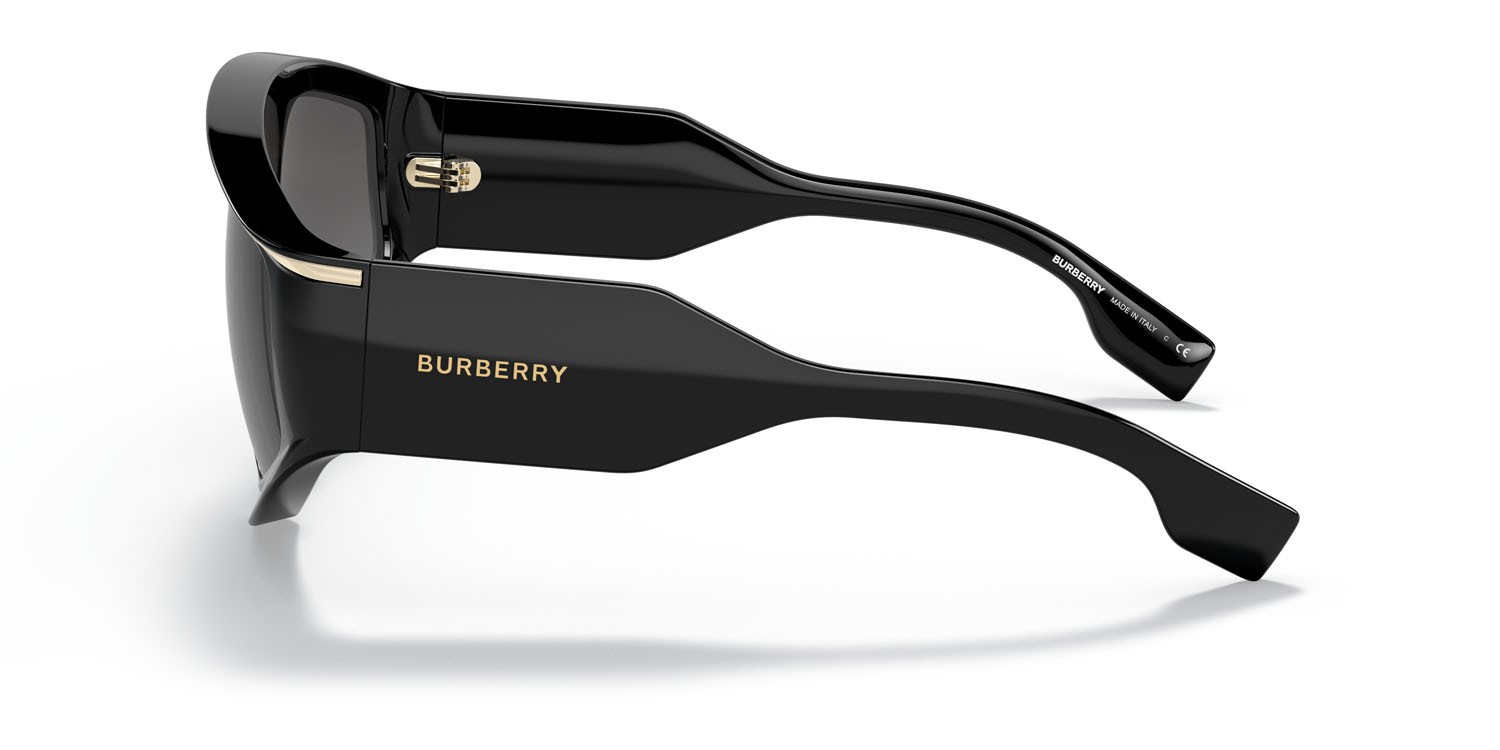 Sonnenbrillen Burberry Brooke BE 4353 (300187) farbe nero form unregelmäßig gläser grigio scuro