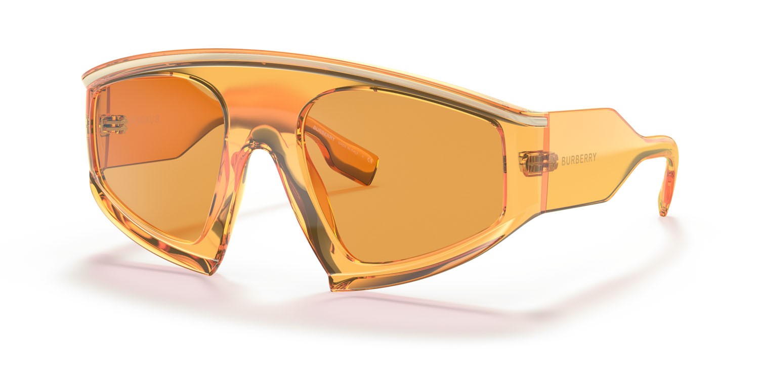 Sonnenbrillen Burberry Brooke BE 4353 (3970/7) farbe arancione form unregelmäßig gläser arancione