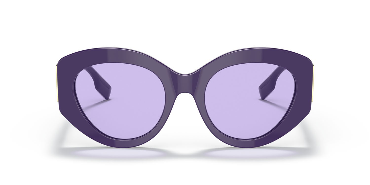Sonnenbrillen Burberry Sophia BE 4361 (39891A) farbe viola form cat-eye gläser viola