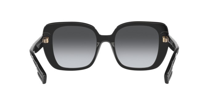 Sonnenbrillen Burberry Helena BE 4371 (3001T3) farbe nero form quadratisch gläser polar grigio