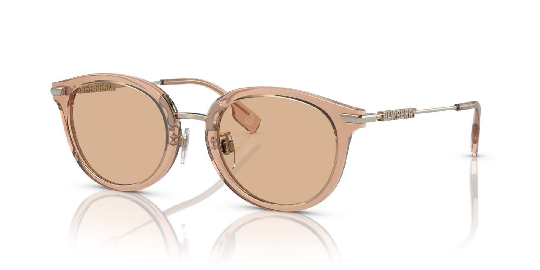 Occhiali da sole Burberry Kelsey BE 4398D (407273) colore marrone forma pantos lenti marrone chiaro