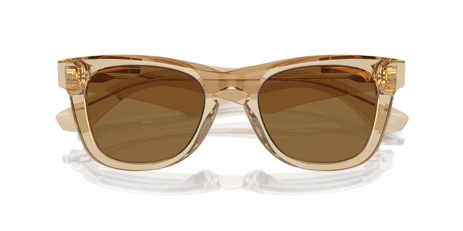 Occhiali da sole Burberry BE 4426 (412373) colore beige forma quadrato lenti bronzo