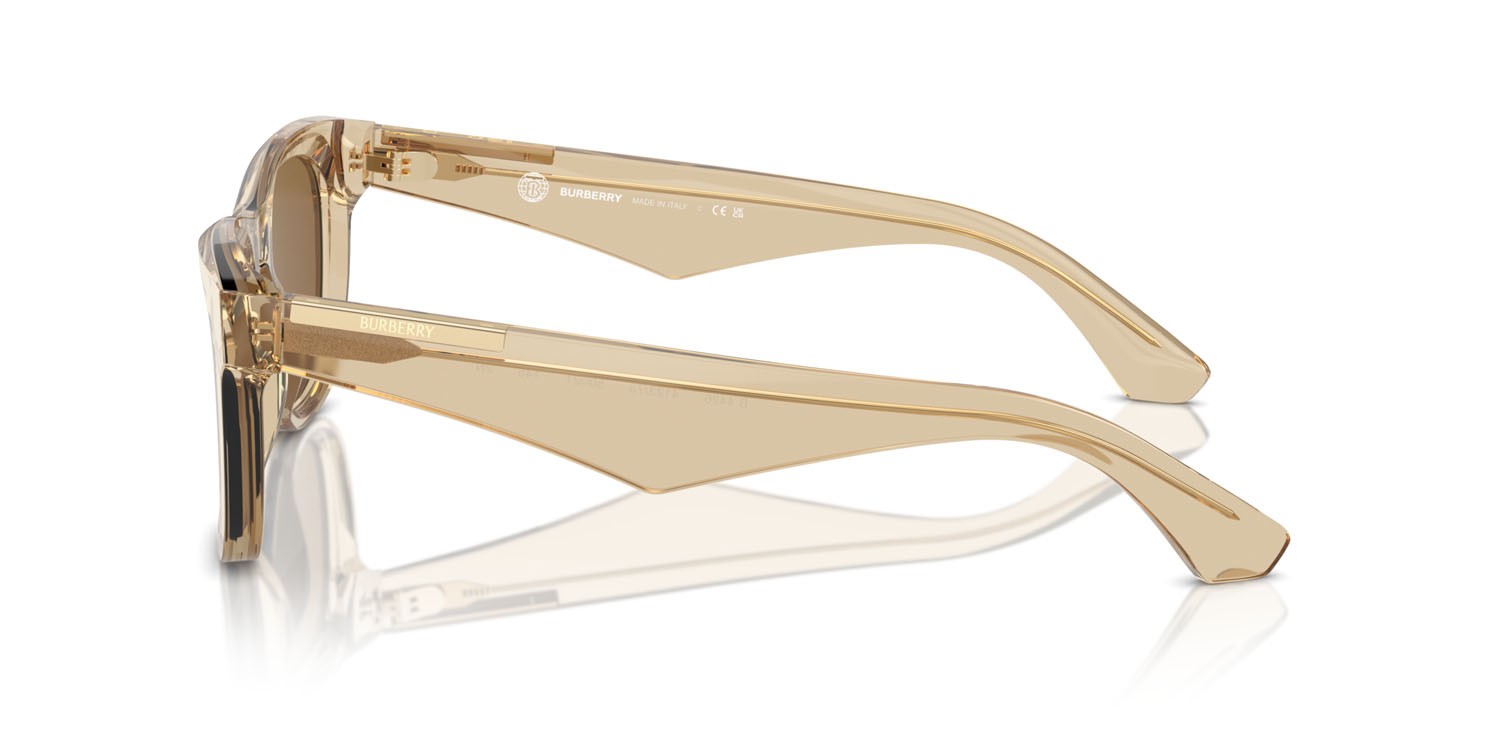 Occhiali da sole Burberry BE 4426 (412373) colore beige forma quadrato lenti bronzo