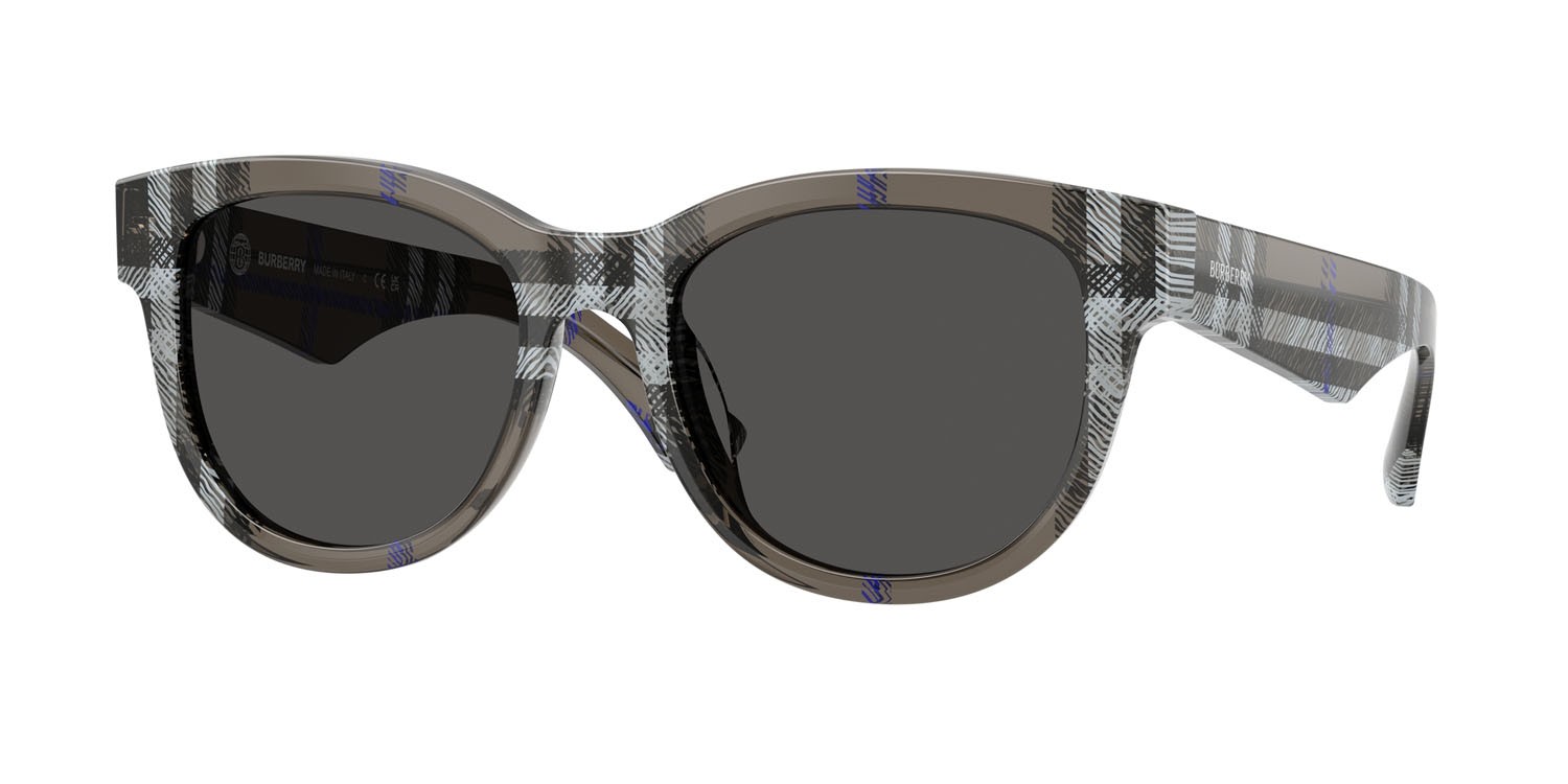 Sonnenbrillen Burberry BE 4432U (414787) farbe lichen check form pantos gläser grigio scuro