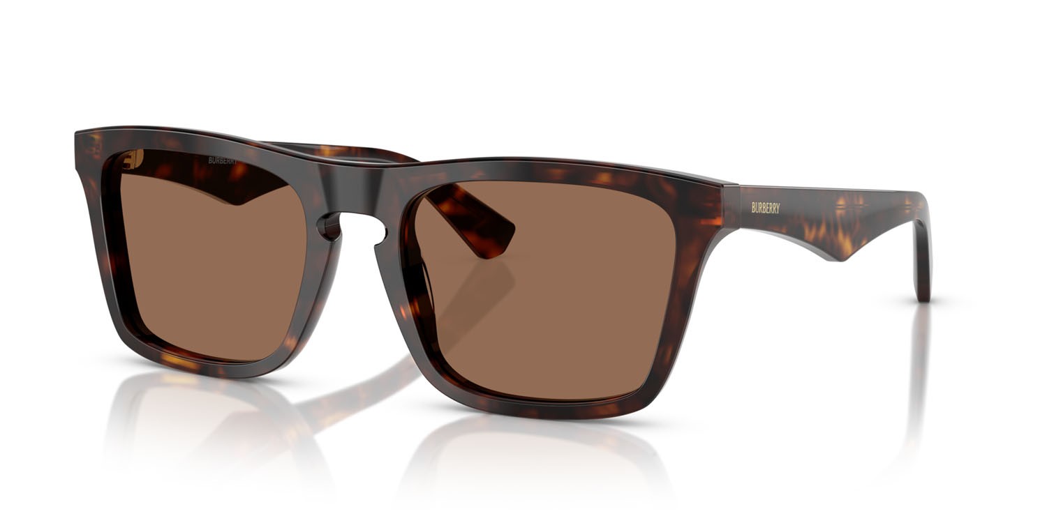 Occhiali da sole Burberry BE 4434 (300273) colore havana scuro forma quadrato lenti marrone scuro