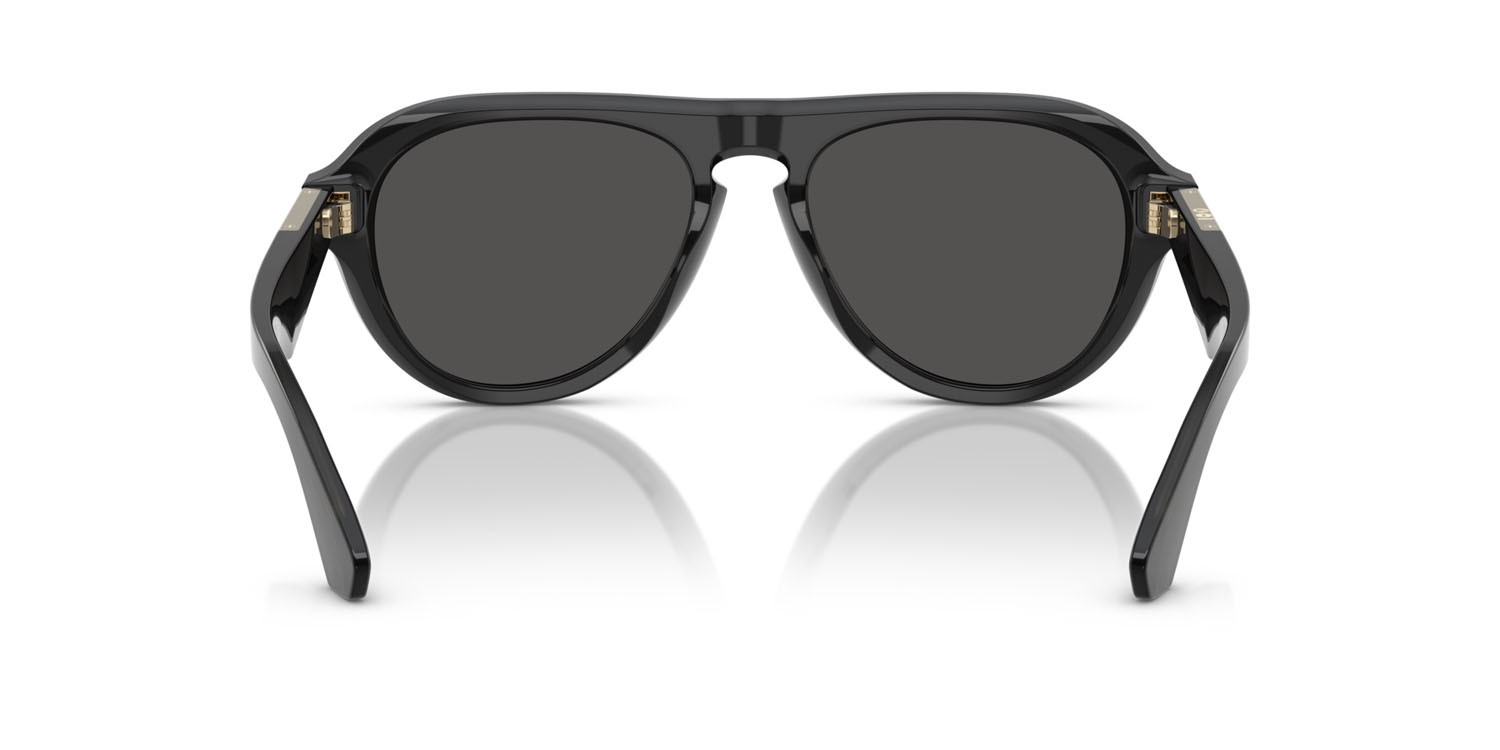 Occhiali da sole Burberry BE 4437U (411287) colore grigio forma aviator lenti grigio scuro