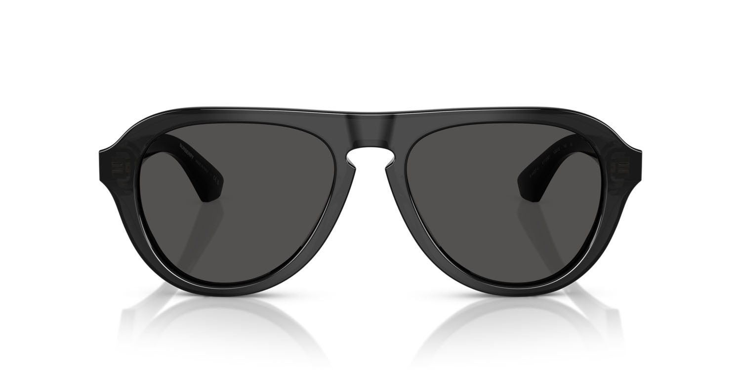 Occhiali da sole Burberry BE 4437U (411287) colore grigio forma aviator lenti grigio scuro