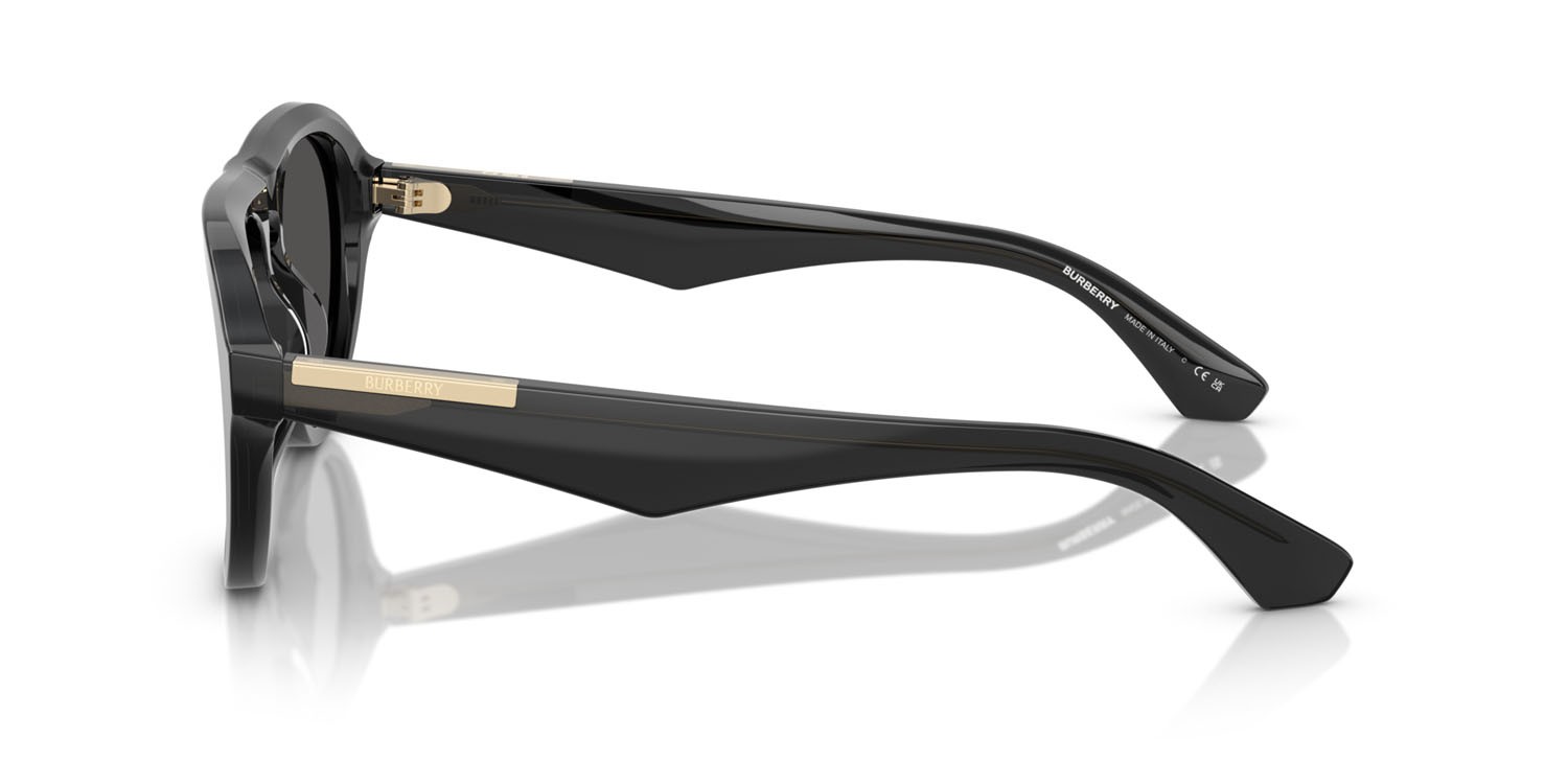Occhiali da sole Burberry BE 4437U (411287) colore grigio forma aviator lenti grigio scuro