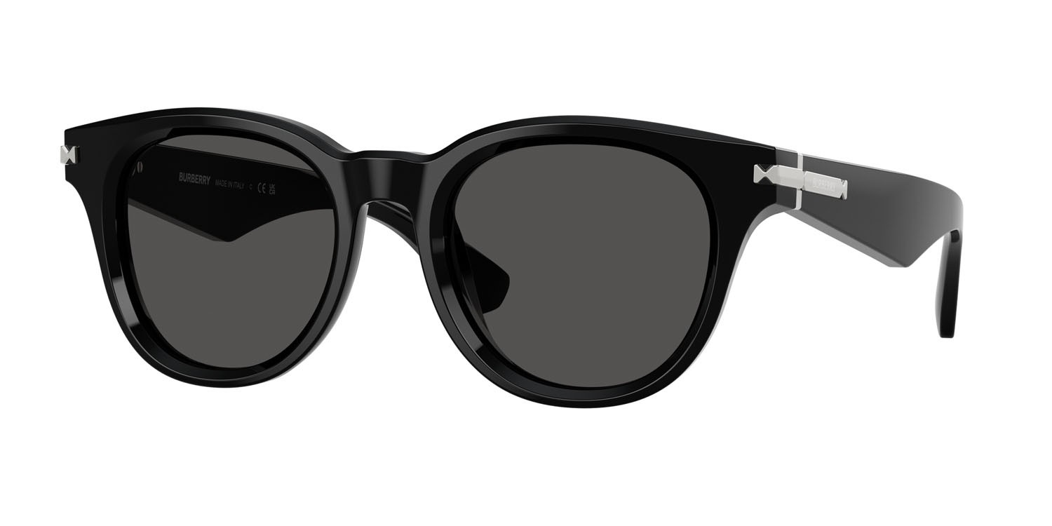Occhiali da sole Burberry BE 4439 (300187) colore nero forma rotondo lenti grigio scuro