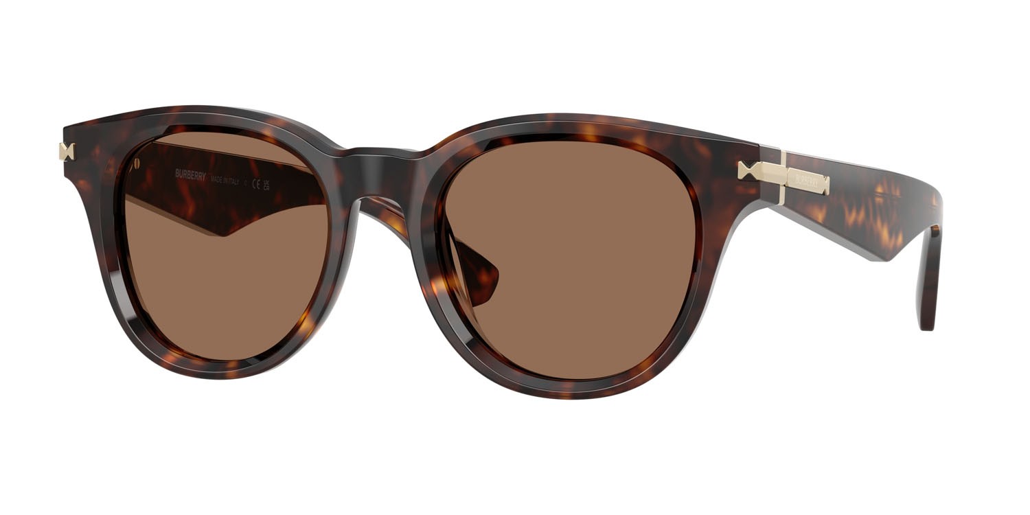 Occhiali da sole Burberry BE 4439 (300273) colore havana scuro forma rotondo lenti marrone scuro