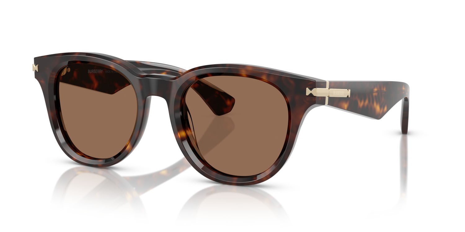 Occhiali da sole Burberry BE 4439 (300273) colore havana scuro forma rotondo lenti marrone scuro