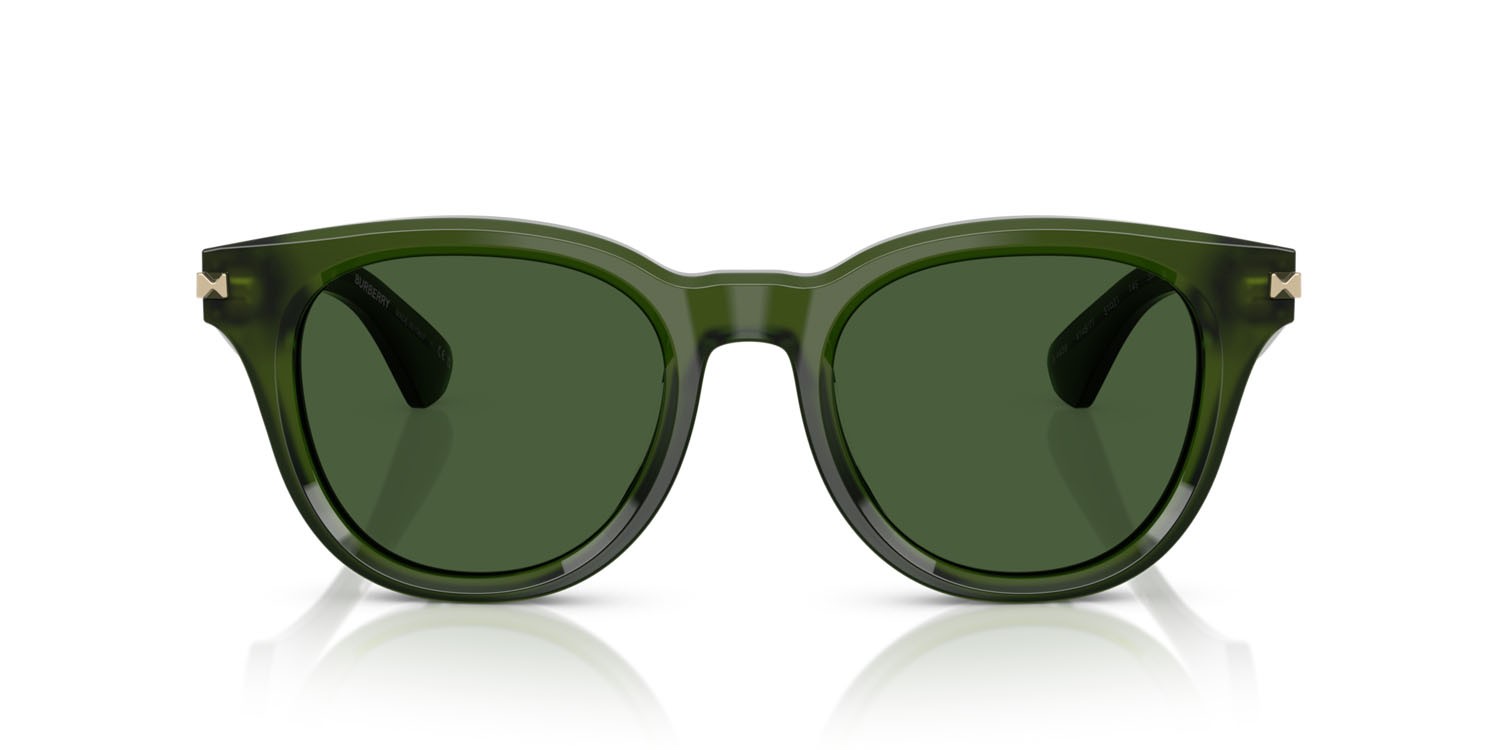 Occhiali da sole Burberry BE 4439 (414871) colore verde forma rotondo lenti verde scuro