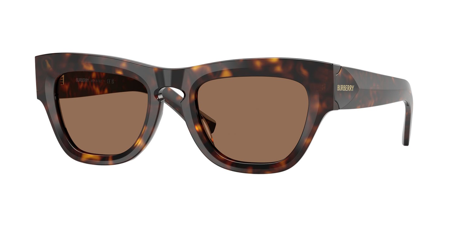 Sonnenbrillen Burberry BE 4440U (300273) farbe havana scuro form unregelmäßig gläser marrone scuro
