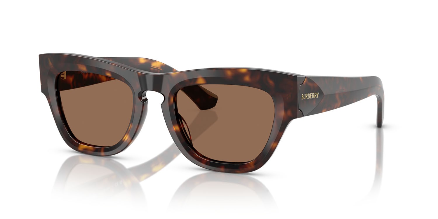 Sonnenbrillen Burberry BE 4440U (300273) farbe havana scuro form unregelmäßig gläser marrone scuro
