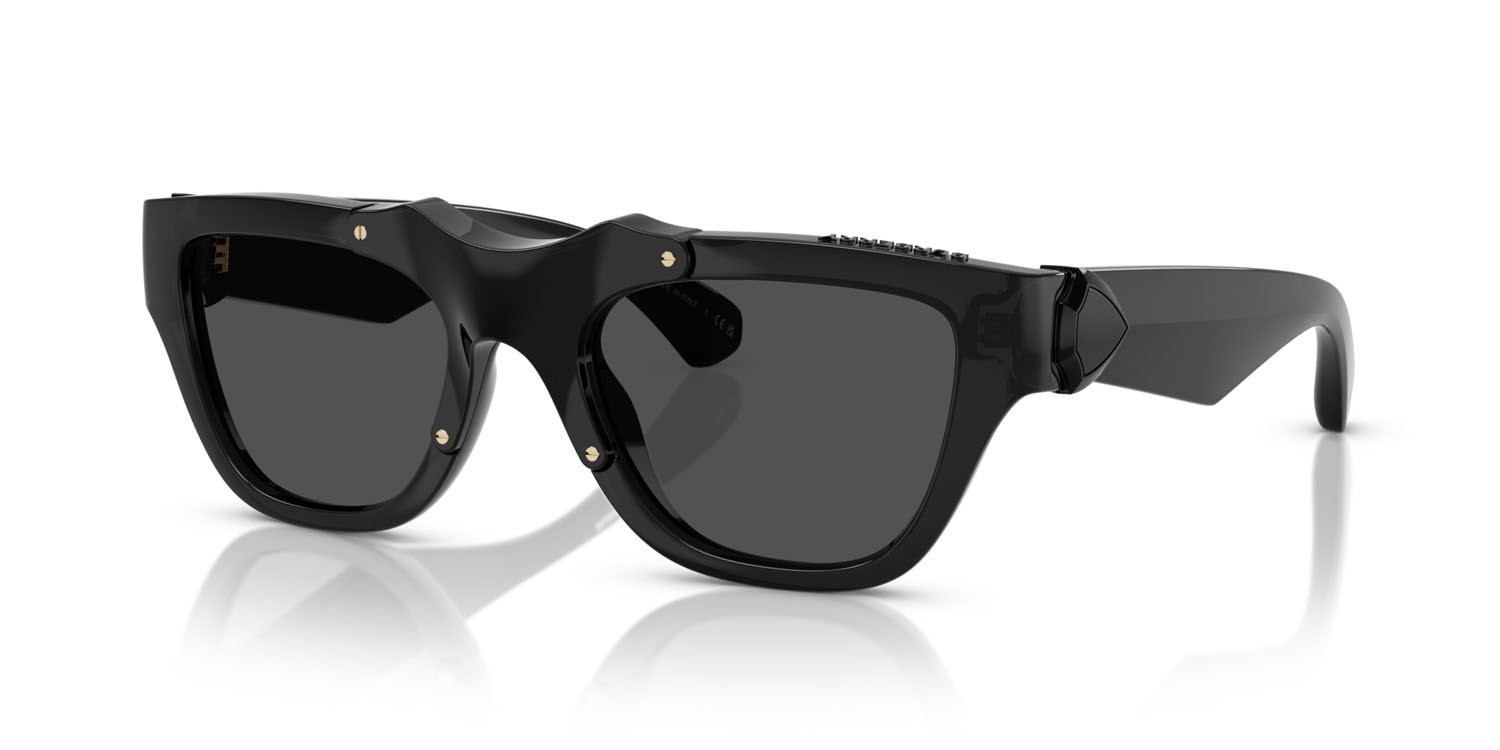 Sunglasses Burberry BE 4445U (411287) color grigio shape square lenses grigio scuro