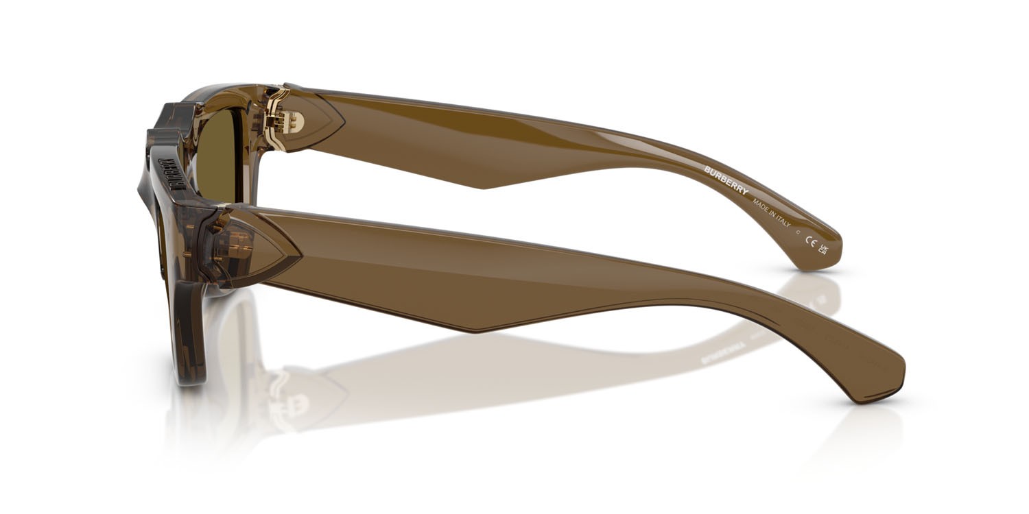 Sunglasses Burberry BE 4445U (414373) color verde shape square lenses marrone scuro