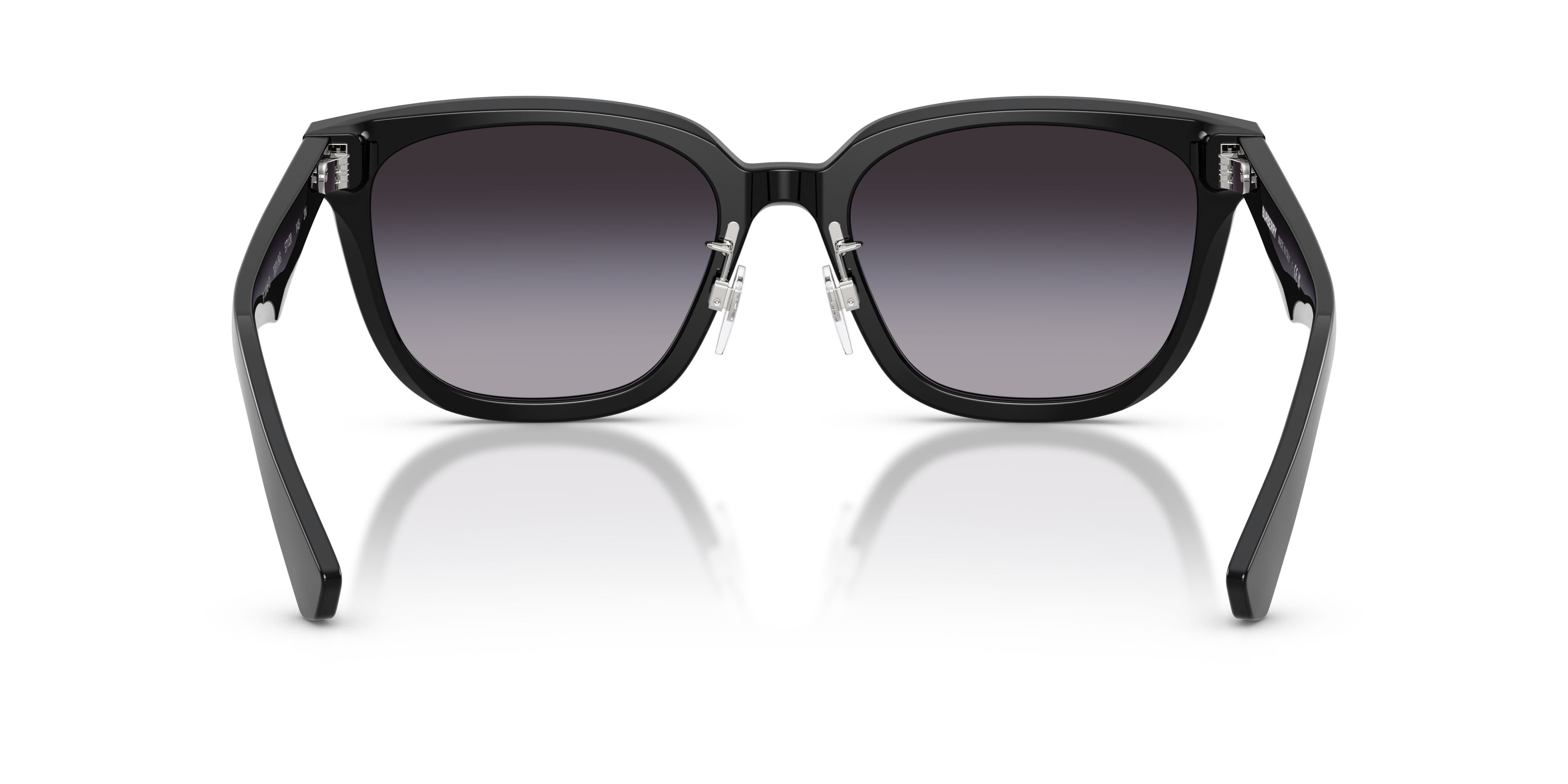 Sunglasses Burberry BE 4446D (30018G) color nero shape square lenses sfumato grigio