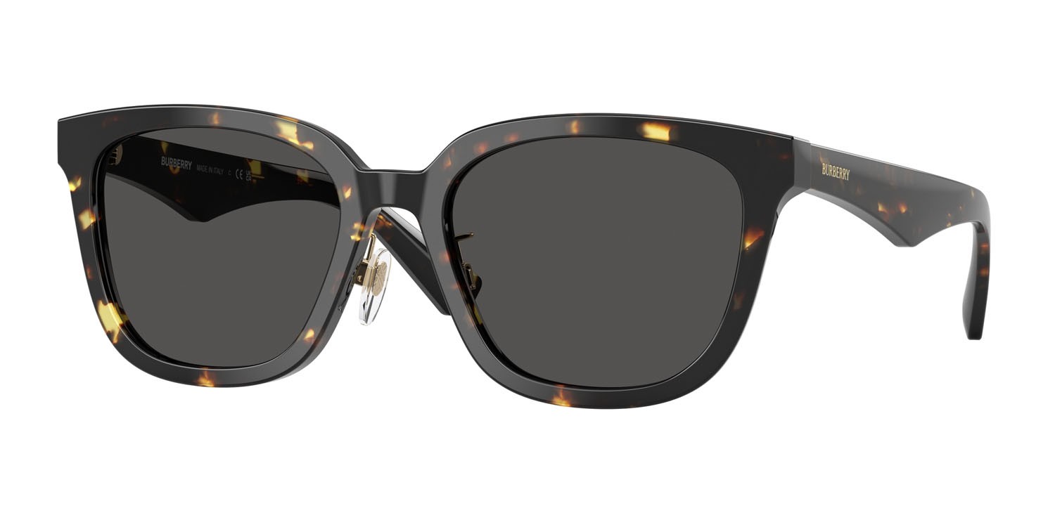 Sonnenbrillen Burberry BE 4446D (410687) farbe havana scuro form quadratisch gläser grigio scuro