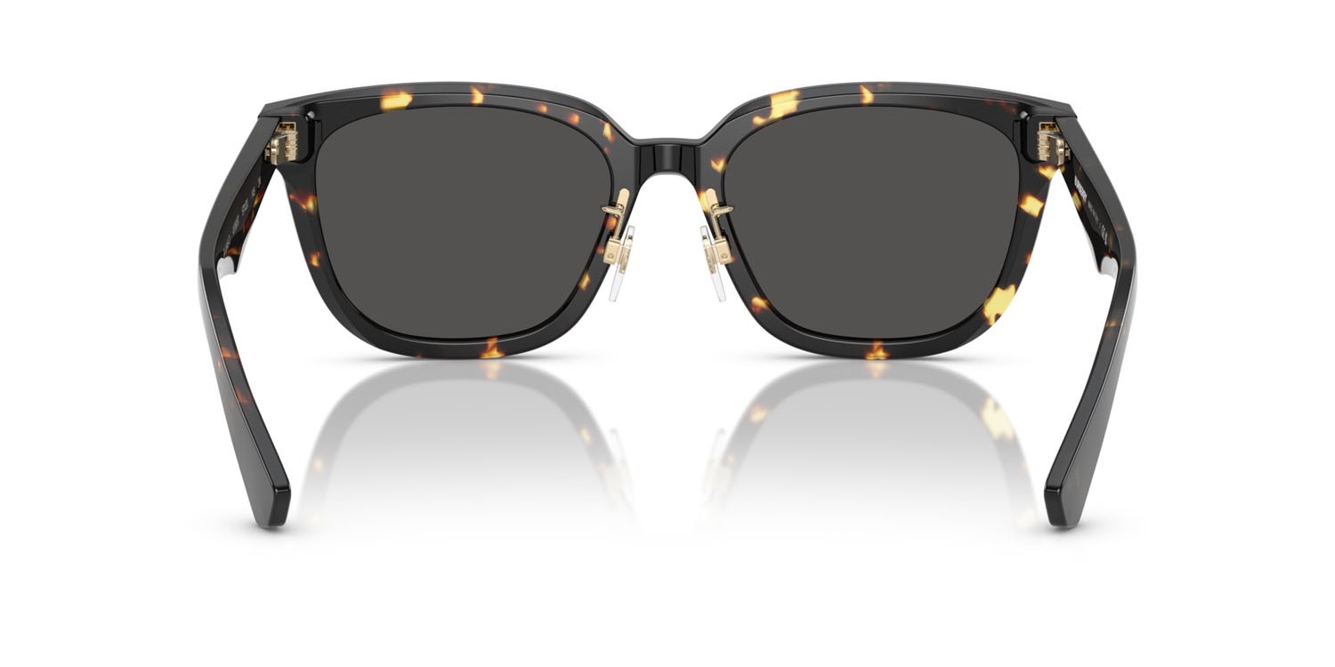Sonnenbrillen Burberry BE 4446D (410687) farbe havana scuro form quadratisch gläser grigio scuro