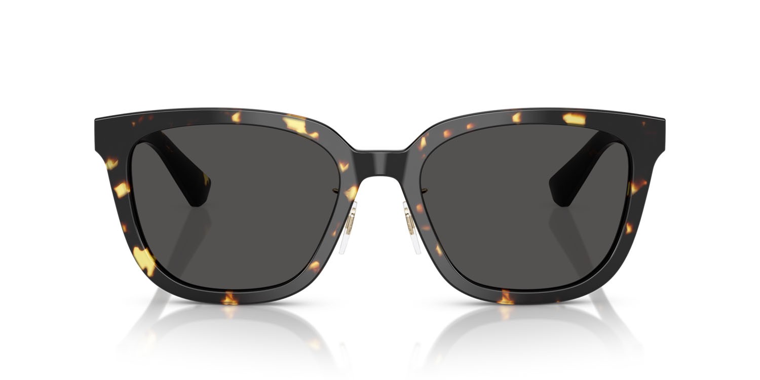 Sonnenbrillen Burberry BE 4446D (410687) farbe havana scuro form quadratisch gläser grigio scuro