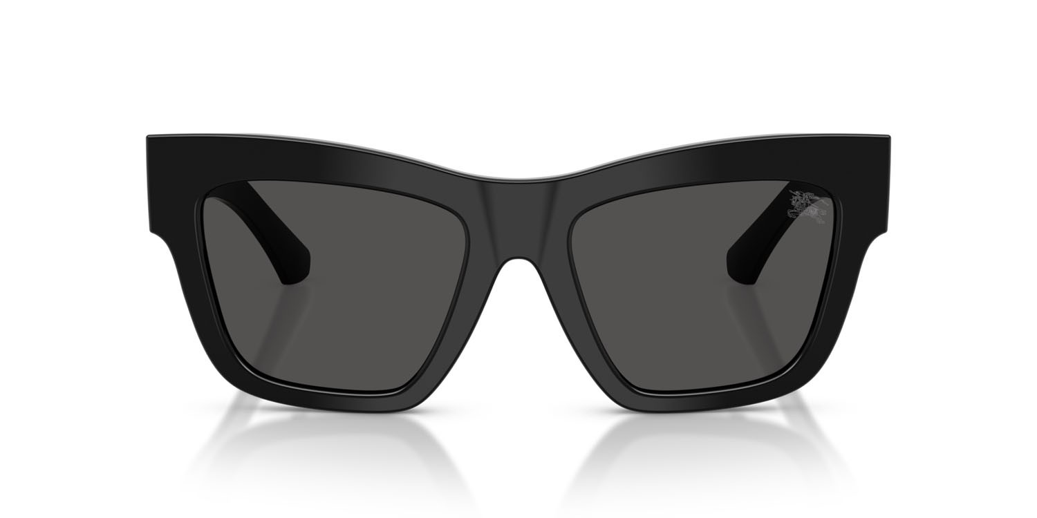 Sunglasses Burberry BE 4449 (300187) color nero shape square lenses grigio scuro